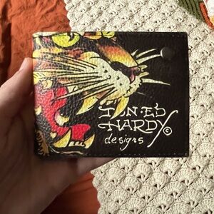 ED HARDY tiger styled wallet